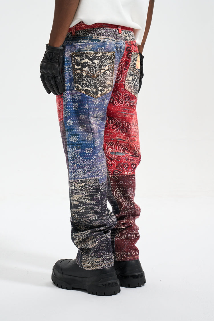 Retro digital pants