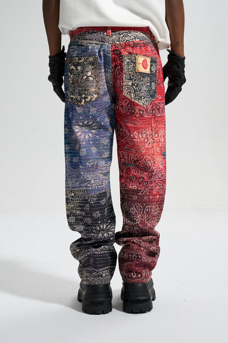Retro digital pants